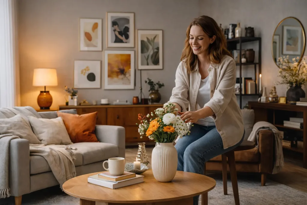 inredning med blommor