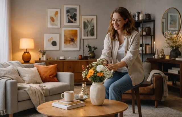 inredning med blommor